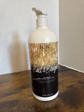 IGK Bad & Bougie Amla Oil Deep Repair Conditioner Set 33oz NEW